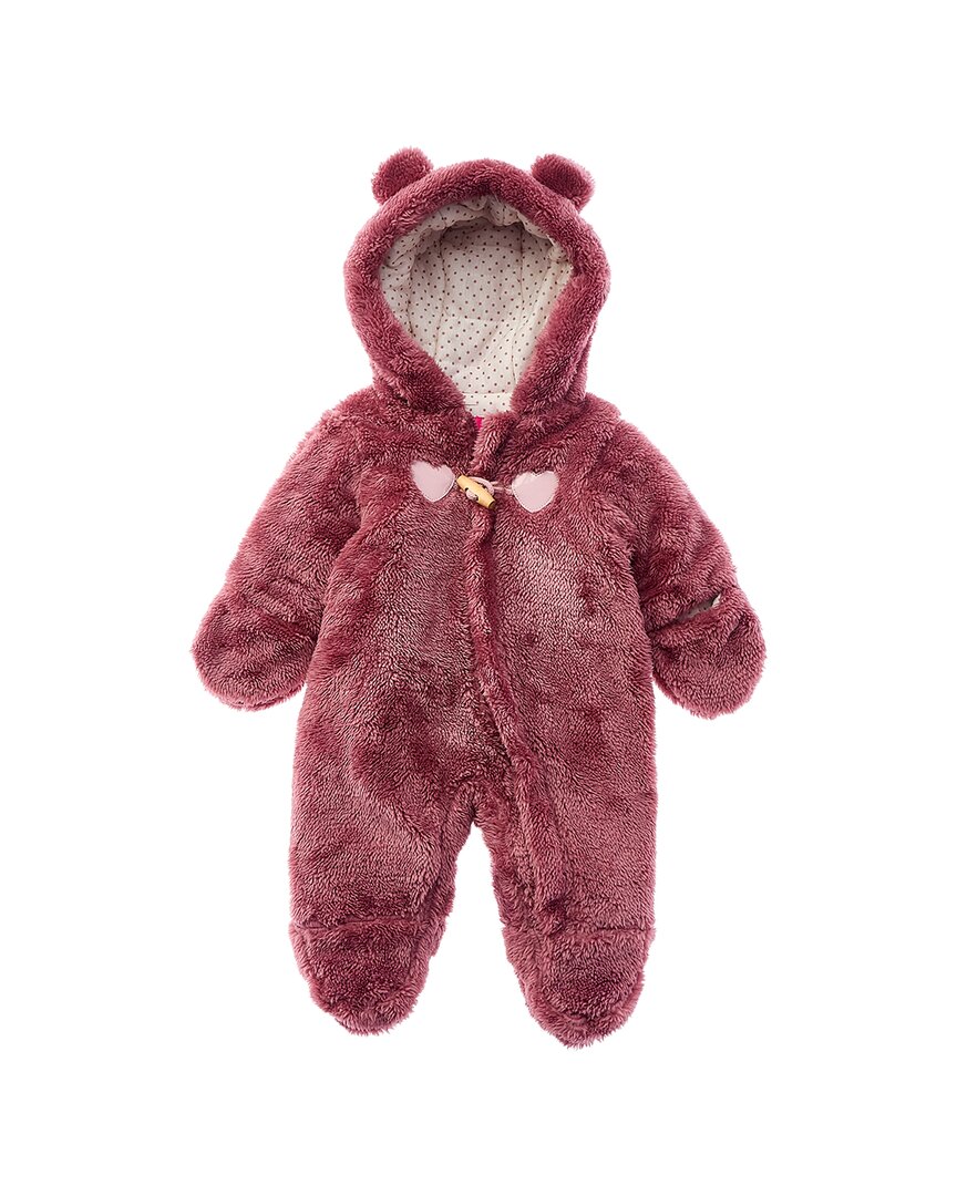 Wippette Sherpa Toggle Pram Pink 0 - 3 M