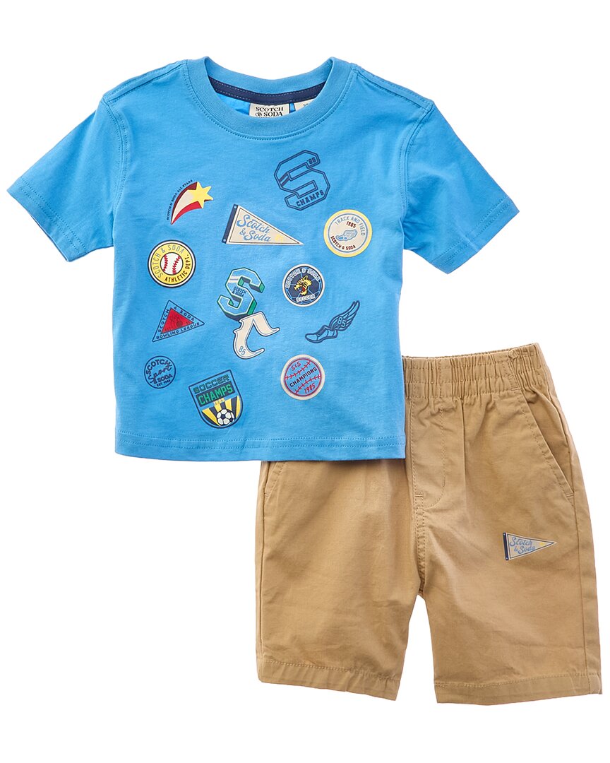 Scotch & Soda 2Pc T-Shirt & Short Set