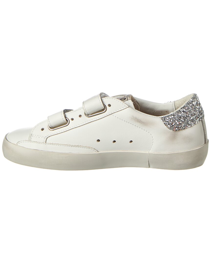 Golden Goose Old School Leather & Glitter Sneaker