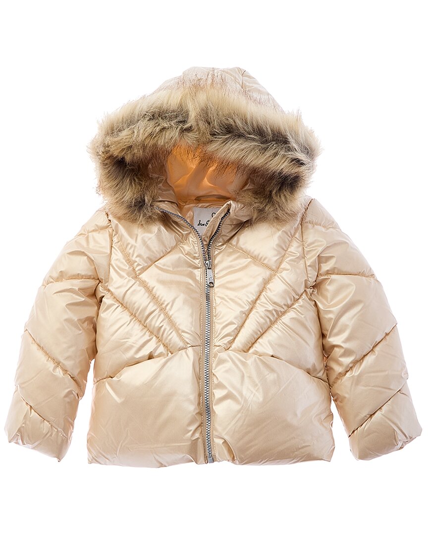 Sam Edelman Metallic Sunbeam Quilt Puffer Jacket