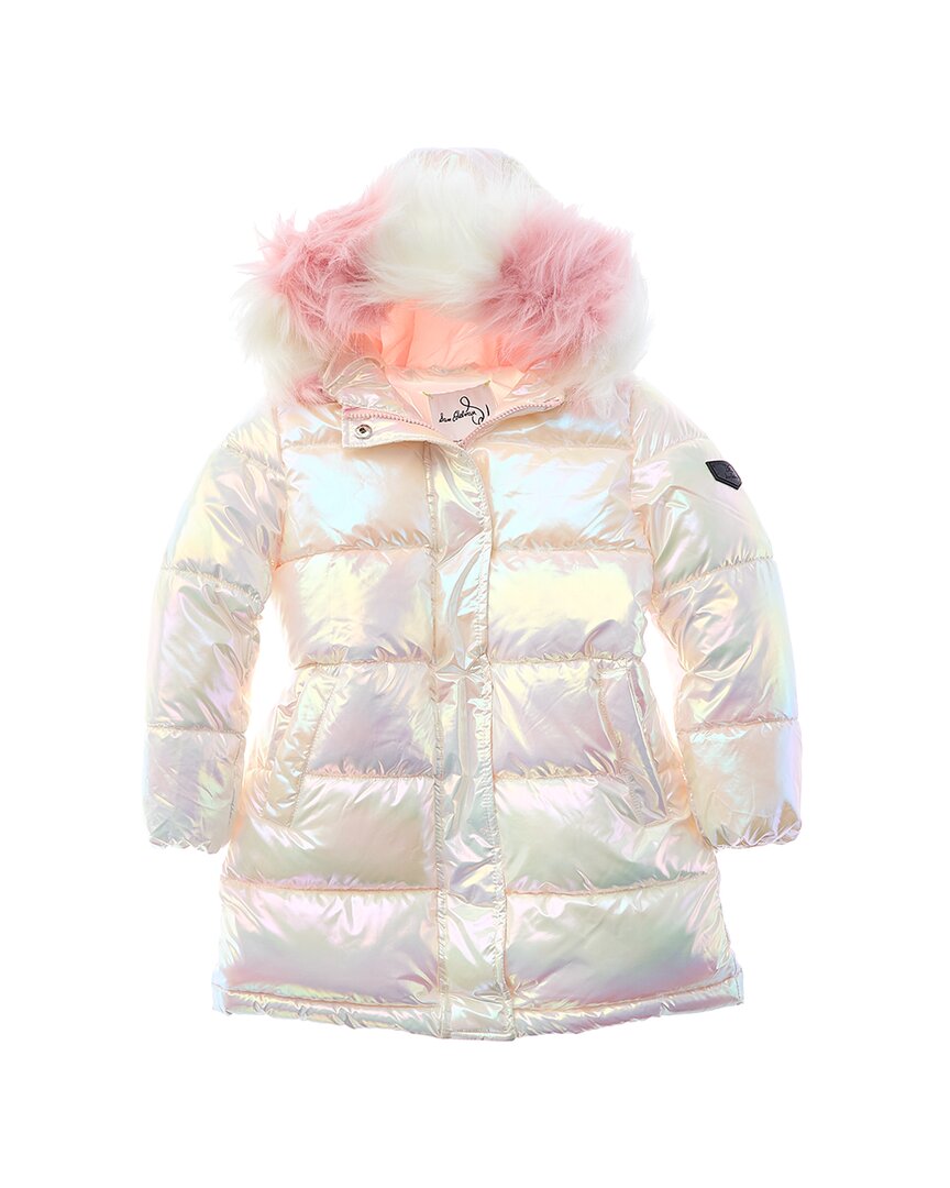 Sam Edelman Iridescent Long Puffer Coat