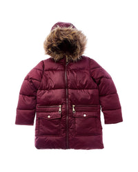 Rothschild Kids Shiny Stadium Coat Red 16+ (Big Girl XL+)