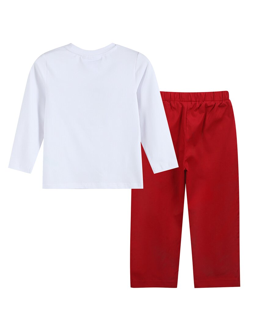 Lil Cactus Christmas Smocked Shirt & Corduroy Pant Set