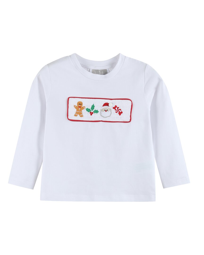Lil Cactus Christmas Smocked Shirt & Corduroy Pant Set