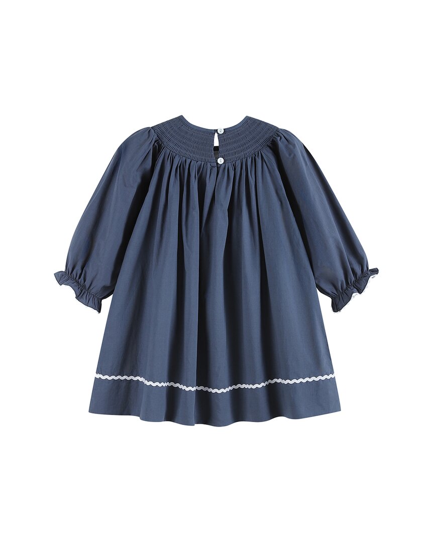 Lil Cactus Nativity Smocked Bishop Dress