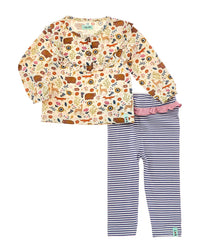 Lilly And Sid Animals Tunic & Legging Set