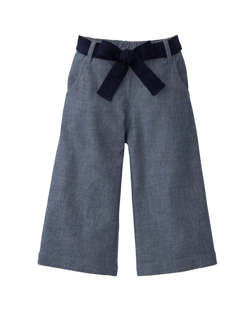 Hope & Henry Wide Leg Crop Bow Pant