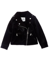 Urban Republic Bonded Moto Jacket 6X (Little Girl L) Black