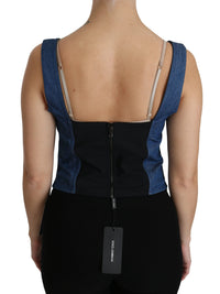 Dolce & Gabbana Denim Corset Top