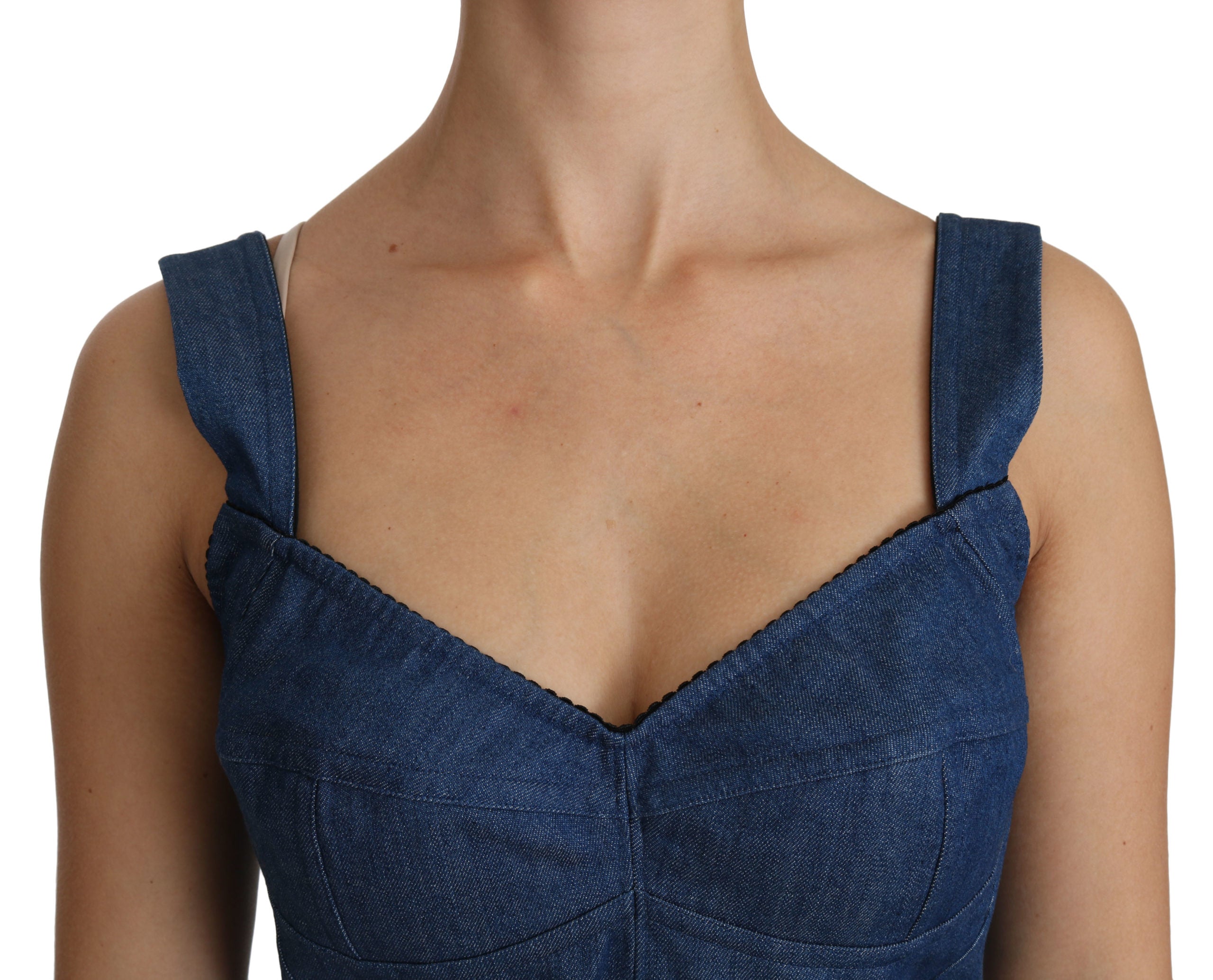Dolce & Gabbana Denim Corset Top