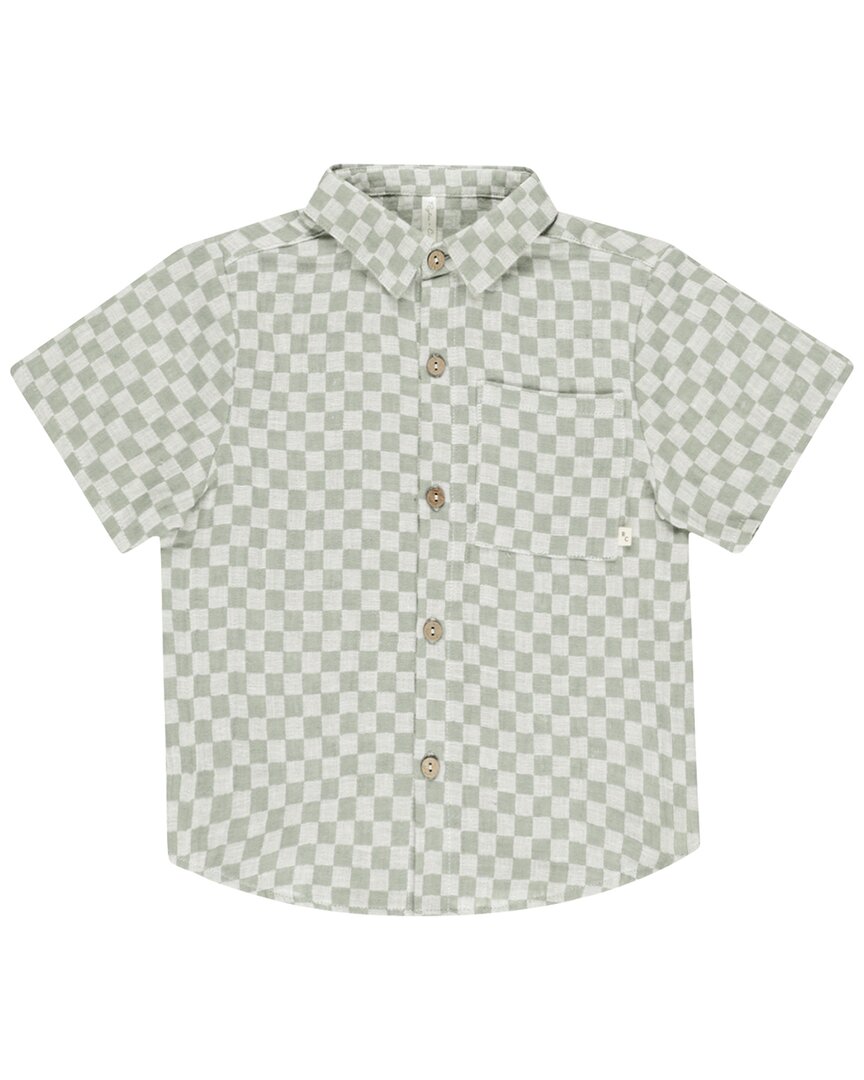 Rylee + Cru Collective Collared Linen-Blend Shirt