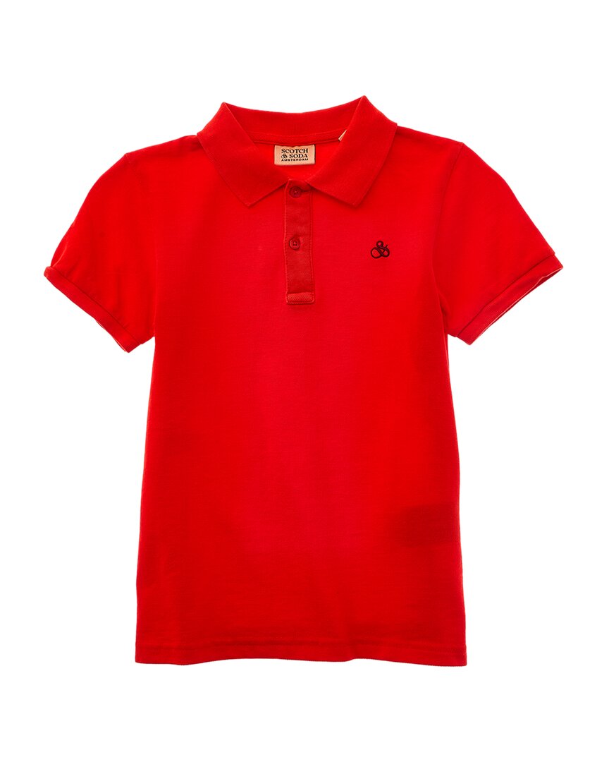 Scotch & Soda Garment-Dyed Pique Polo Shirt