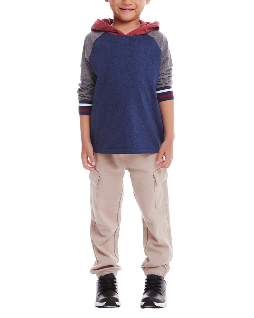 Andy & Evan Jersey Hooded T-Shirt & Jogger Set