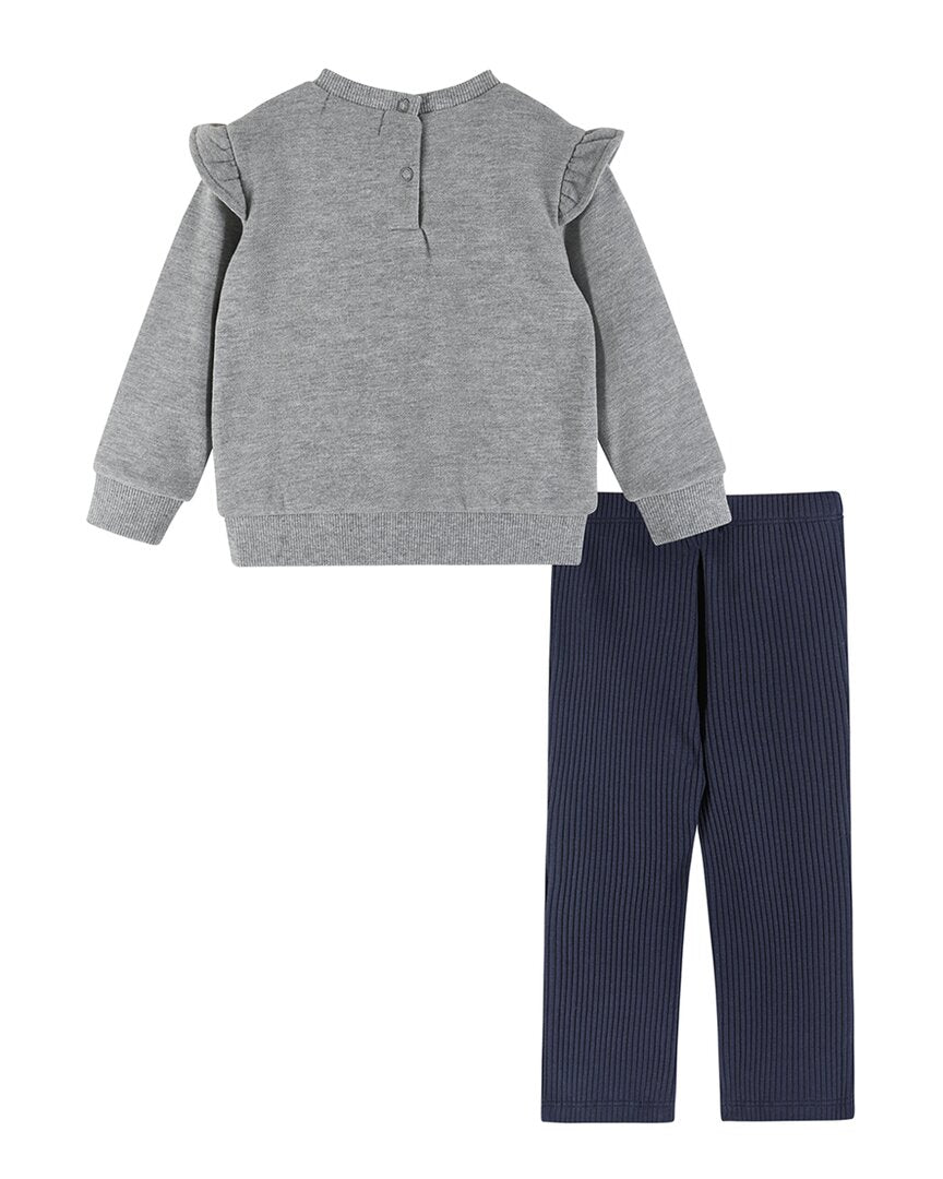 Andy & Evan Embossed Glitter Sweater & Legging Set