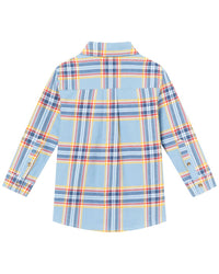 Andy & Evan Brushed Twill Plaid Button-Down Shirt