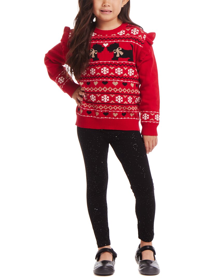 Andy & Evan Dog Fairisle Sweater Set