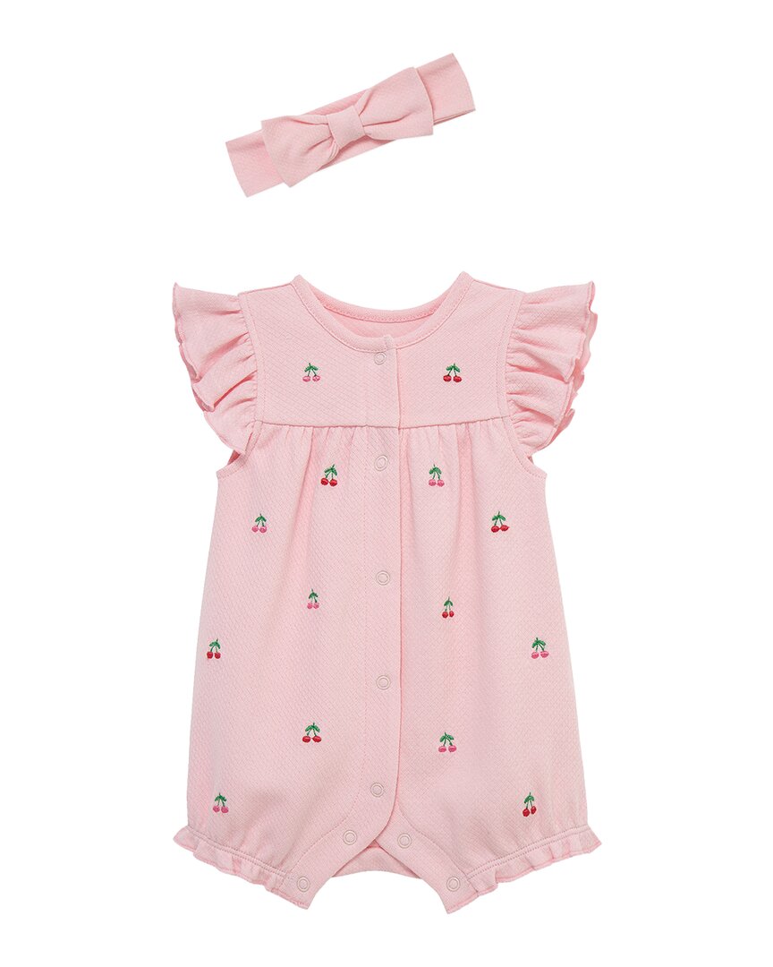 Little Me Cherries Romper Headband