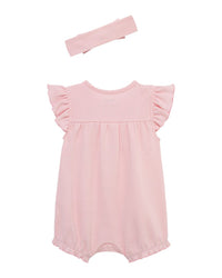 Little Me Cherries Romper Headband