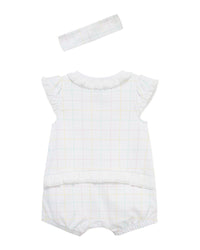 Little Me Strawberry Romper Headband