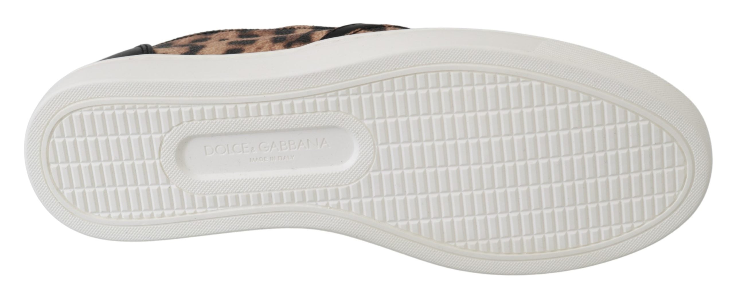 Dolce & Gabbana Leopard Print Slip-On Sneakers for Women