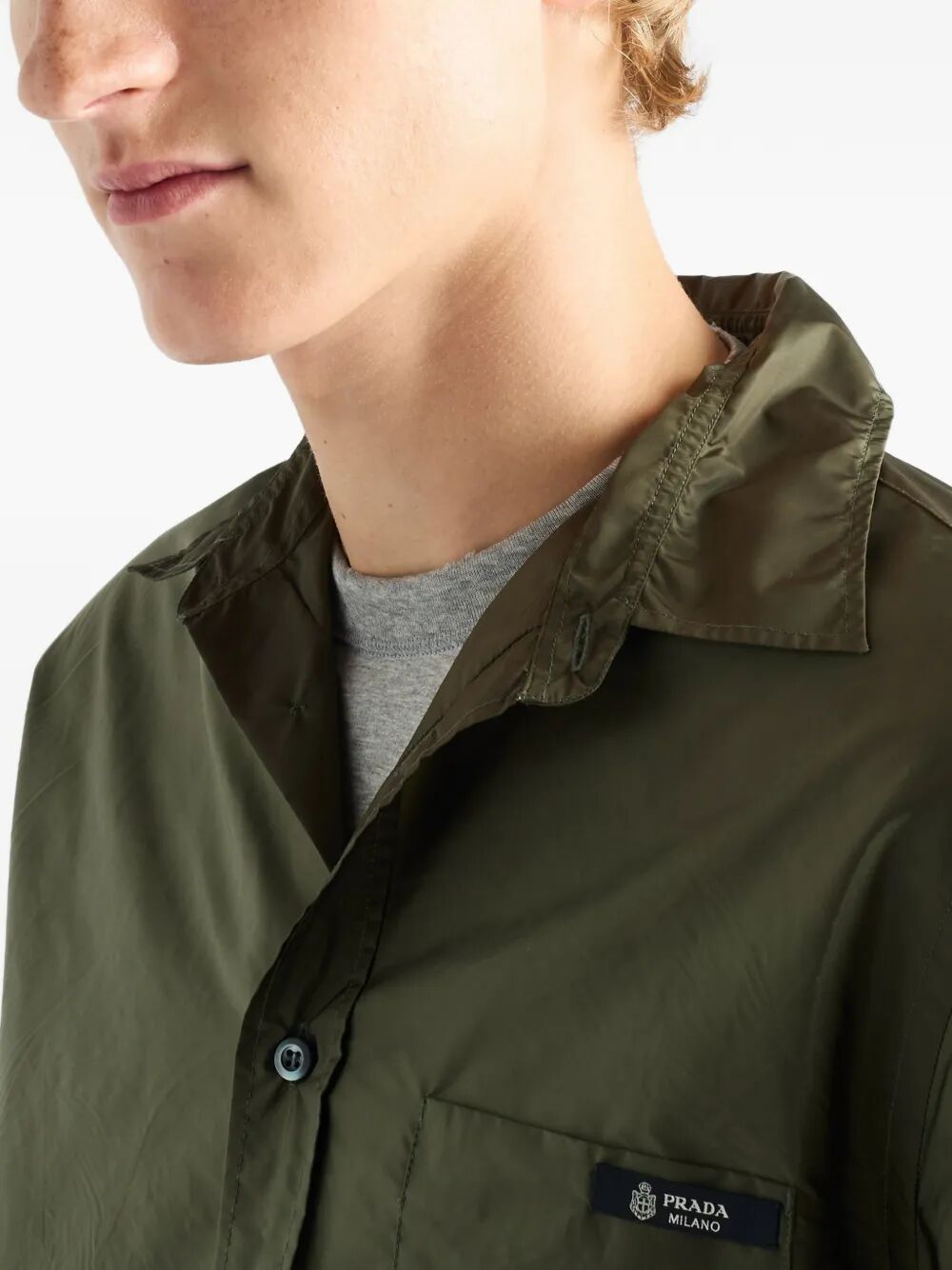 PRADA Prada Men Re-Nylon Classic Fit Shirt
