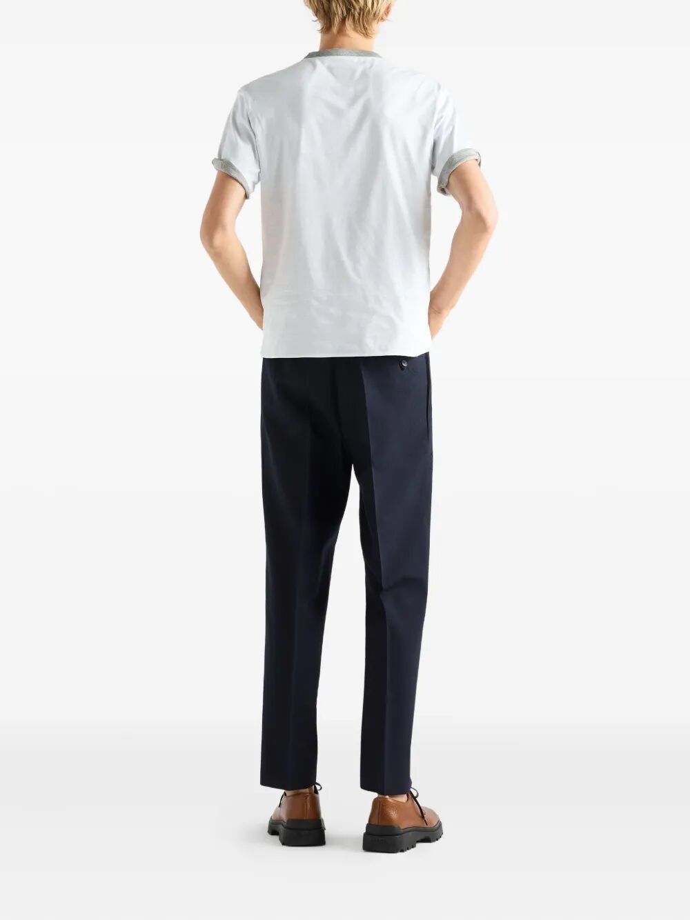 PRADA Prada Men Reversible Cotton T-Shirt