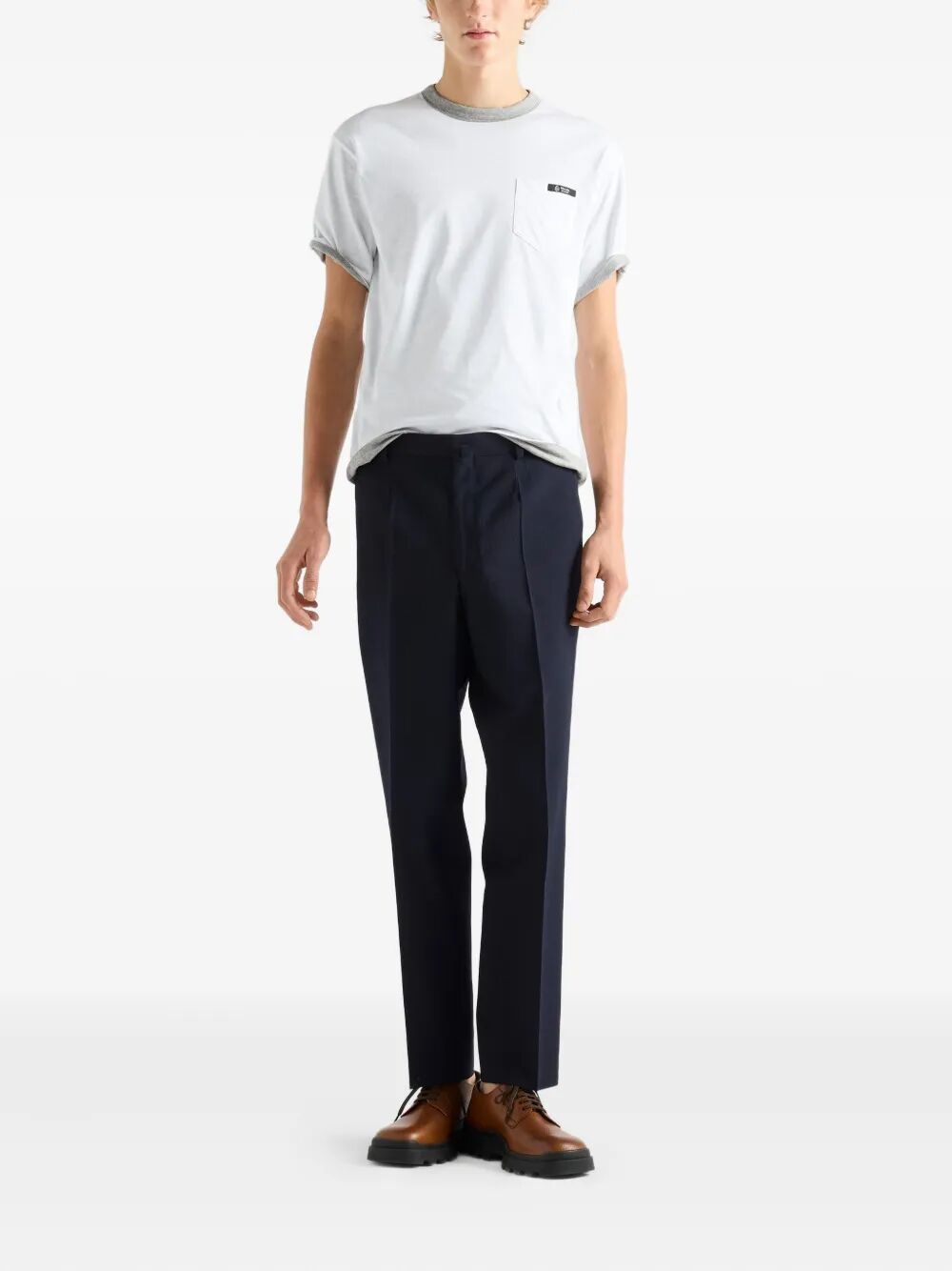 PRADA Prada Men Reversible Cotton T-Shirt