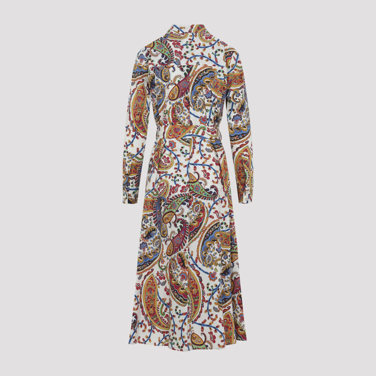 Etro Belted Midi Dress Women
