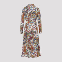 Etro Belted Midi Dress Women