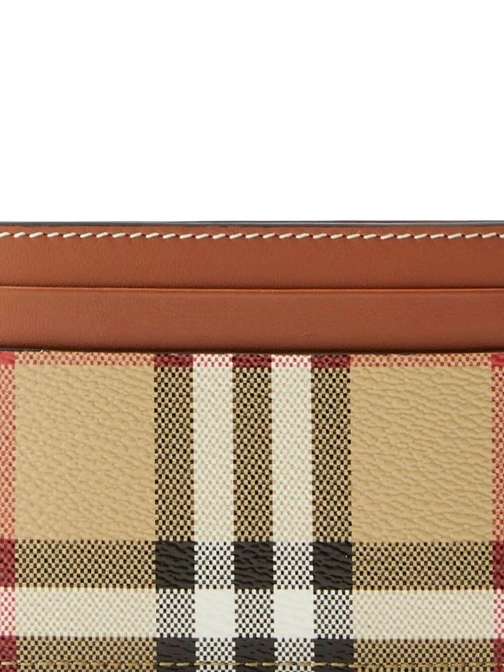 Burberry Women Sandon Check Card Case