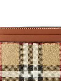 Burberry Women Sandon Check Card Case