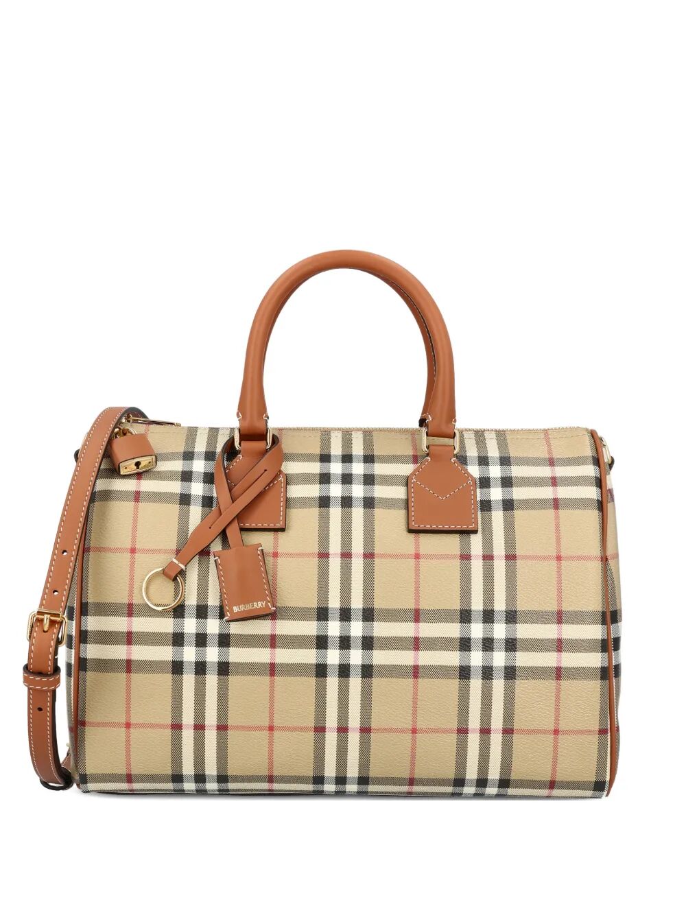 BURBERRY Burberry Women Check Bowling Bag