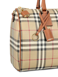 BURBERRY Burberry Women Check Bowling Bag