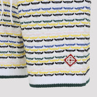 Casablanca Tuck Stitch Bermuda Men