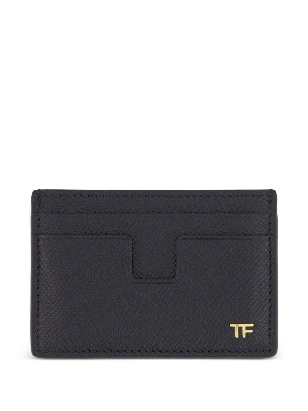 TOM FORD Grained Leather Classic Card Holder Women