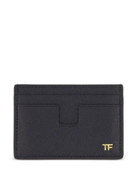 TOM FORD Grained Leather Classic Card Holder Women