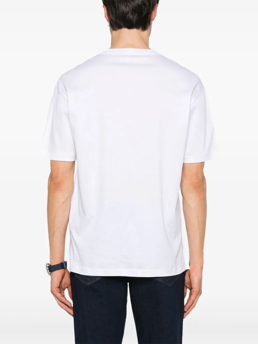 Giorgio Armani Men Cotton Interlock T-Shirt