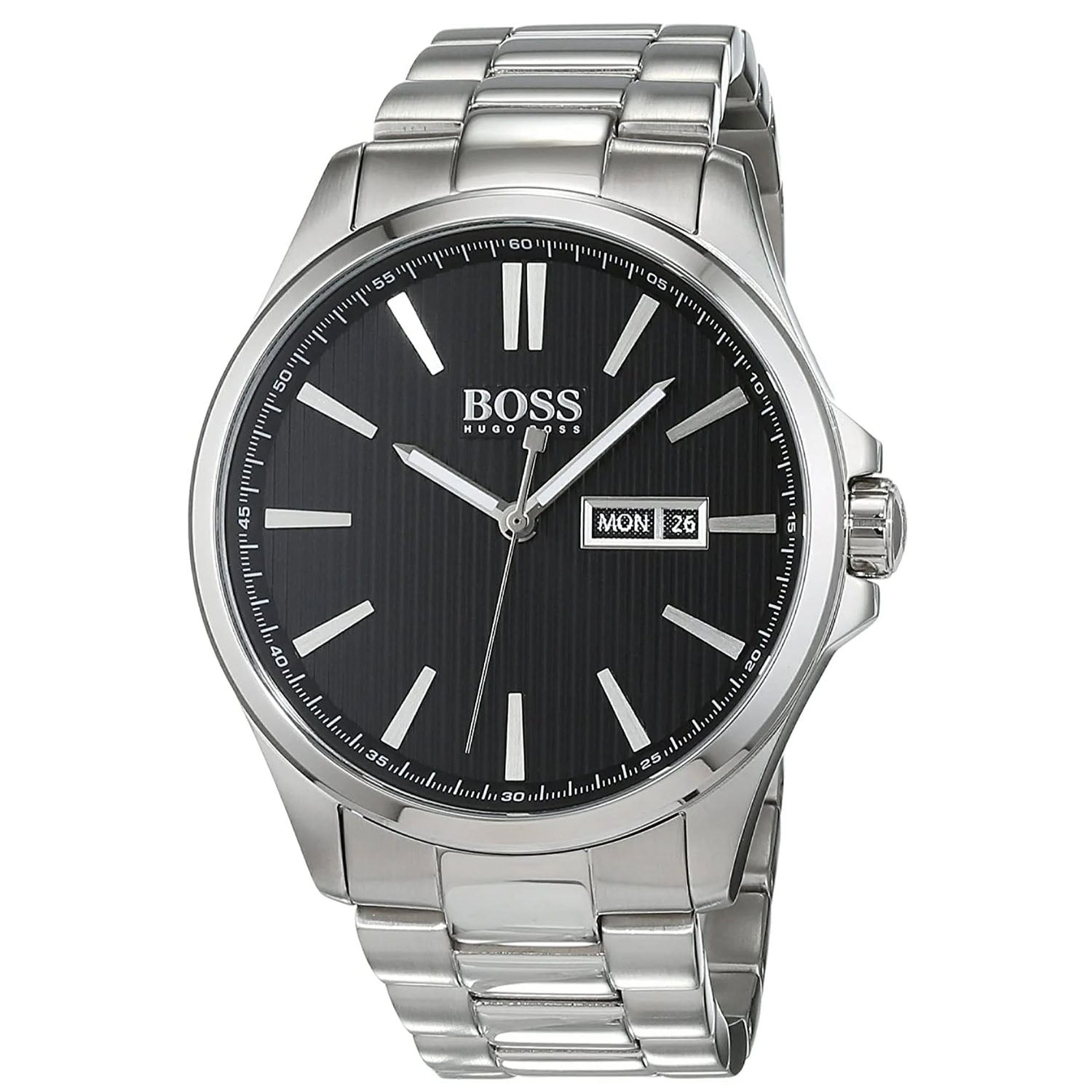 Hugo Boss Men's The James Black Dial Watch - 1513466 Black