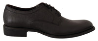 Dolce & Gabbana Dolce & Gabbana Black Leather Lace Up Mens Formal Derby Men's Shoes