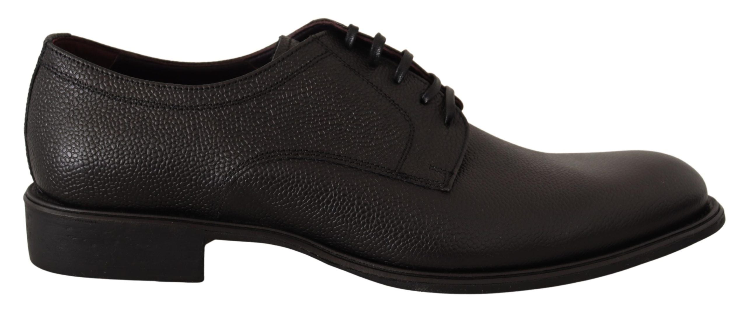 Dolce & Gabbana Dolce & Gabbana Black Leather Lace Up Mens Formal Derby Men's Shoes