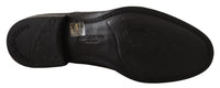 Dolce & Gabbana Dolce & Gabbana Black Leather Lace Up Mens Formal Derby Men's Shoes