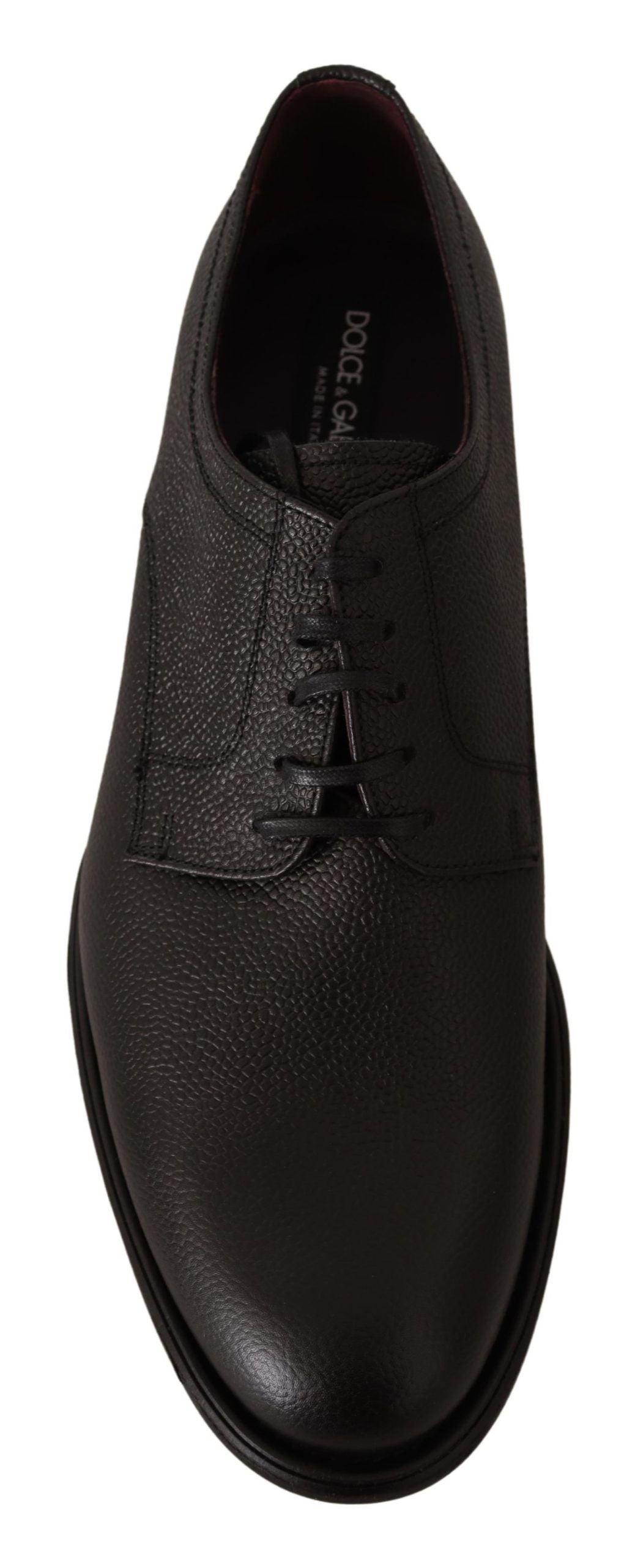 Dolce & Gabbana Dolce & Gabbana Black Leather Lace Up Mens Formal Derby Men's Shoes
