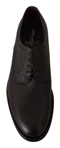Dolce & Gabbana Dolce & Gabbana Black Leather Lace Up Mens Formal Derby Men's Shoes