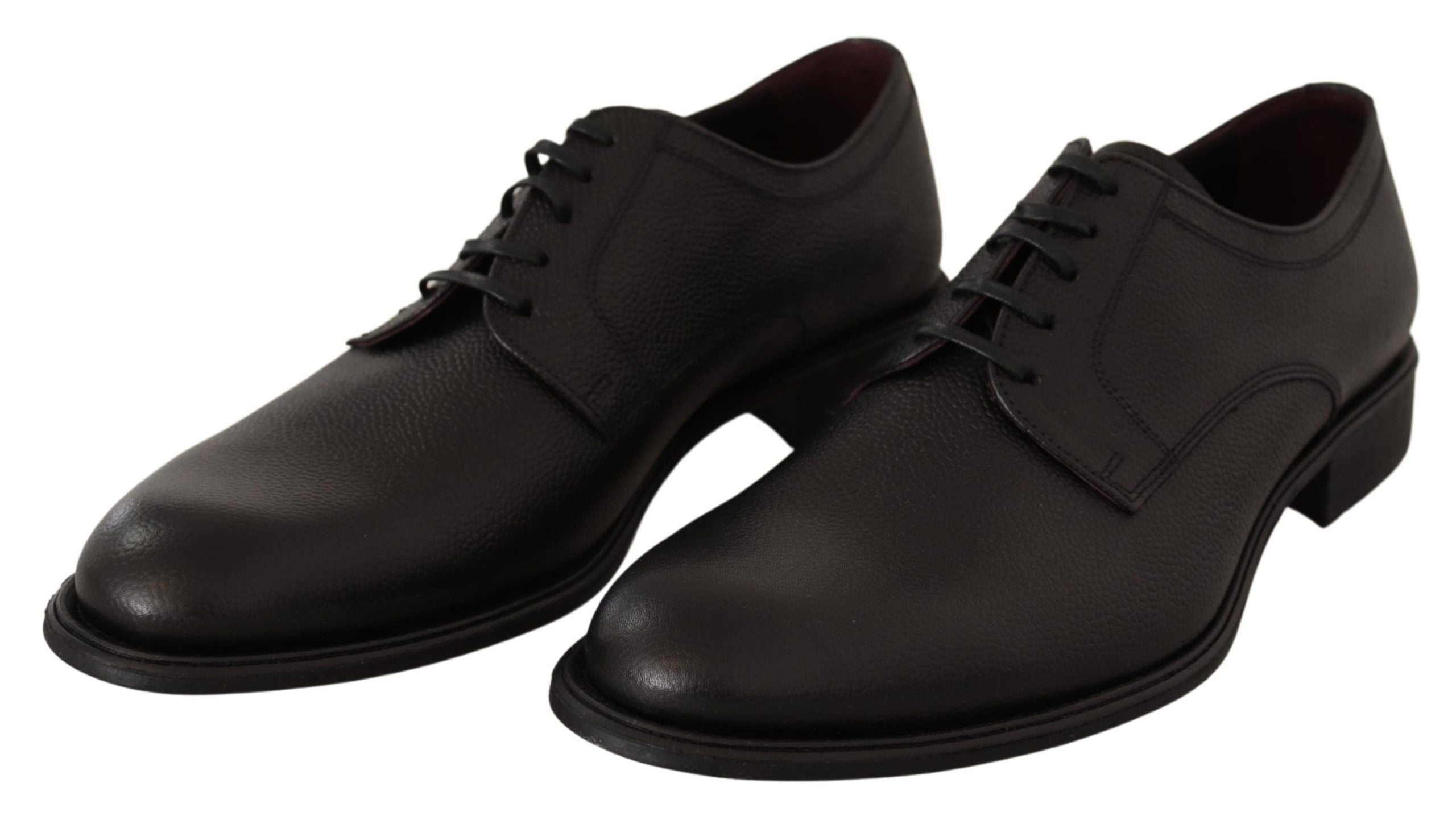 Dolce & Gabbana Dolce & Gabbana Black Leather Lace Up Mens Formal Derby Men's Shoes