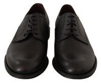 Dolce & Gabbana Dolce & Gabbana Black Leather Lace Up Mens Formal Derby Men's Shoes