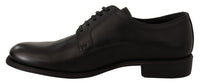 Dolce & Gabbana Dolce & Gabbana Black Leather Lace Up Mens Formal Derby Men's Shoes