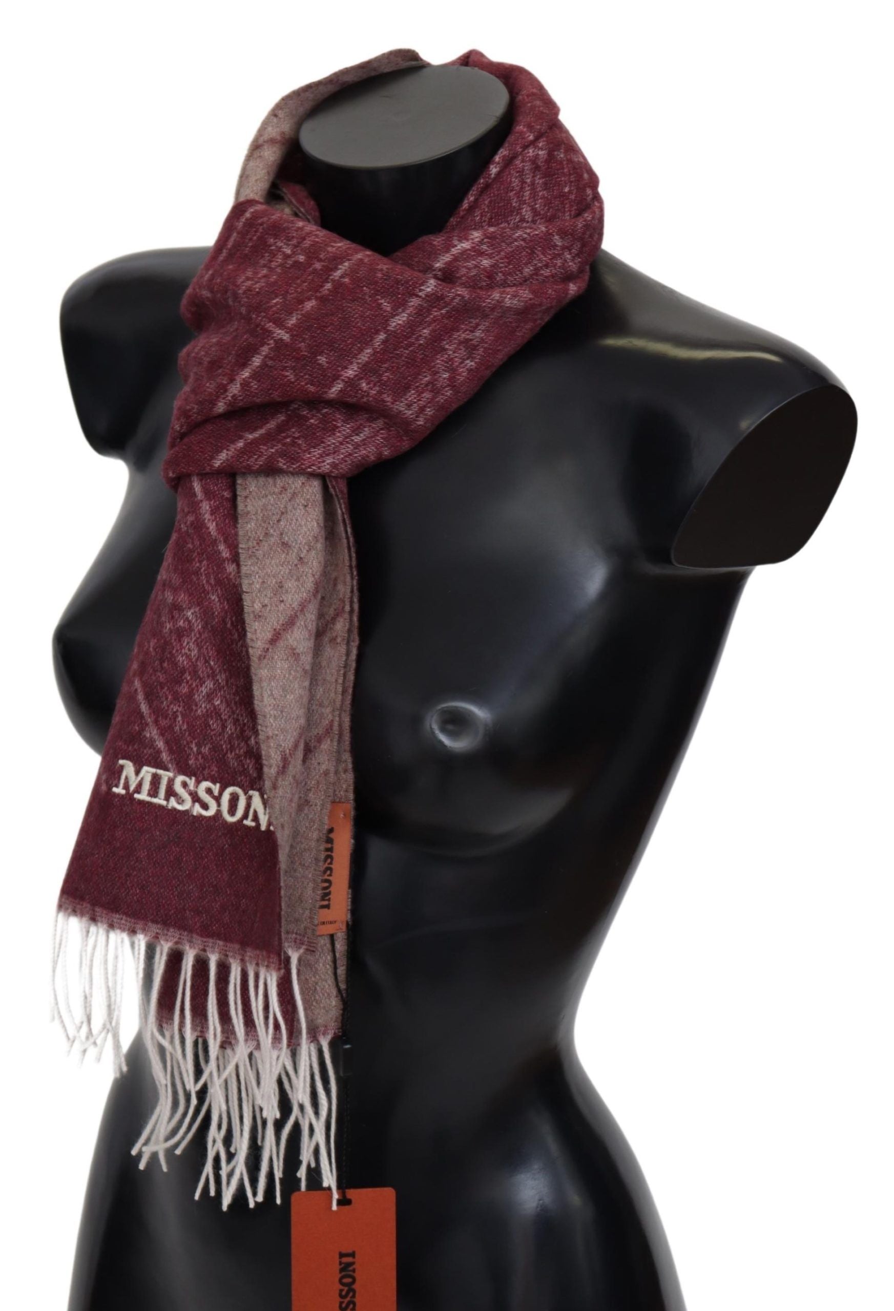Missoni Elegant Cashmere Fringed Men's Scarf