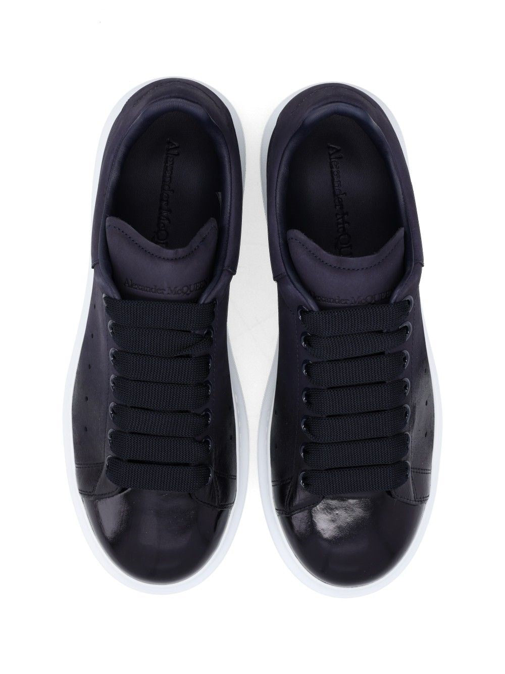 Mcqueen Men Oversized Leather Sneakers
