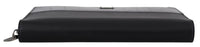 Dolce & Gabbana Dolce & Gabbana Black Zip Around Continental Clutch Leather Men's Wallet