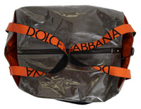 Dolce & Gabbana Cotton Men Large Fabric Green Shopping Tote Men's Bag